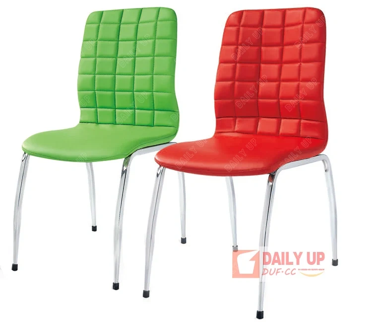 Comfortable Colorful PU Seat Steel Frame Famous Office Leather High Back Dining Chair Office Chair Banquet Chair Made In China,Comfortable Colorful PU Seat Steel Frame Famous Office Leather High Back Dining Chair Office Chair Banquet Chair Made In China,DAILY UP FURNITURE-The professional supplier of School Furniture, Office Furniture, Home Furnirure