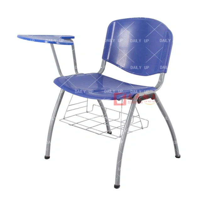 Plastic Institutional Chair Student Chair With Writing Pad Metal School Chair with Book Basket,Plastic Institutional Chair Student Chair With Writing Pad Metal School Chair with Book Basket,DAILY UP FURNITURE-The professional supplier of School Furniture, Office Furniture, Home Furnirure