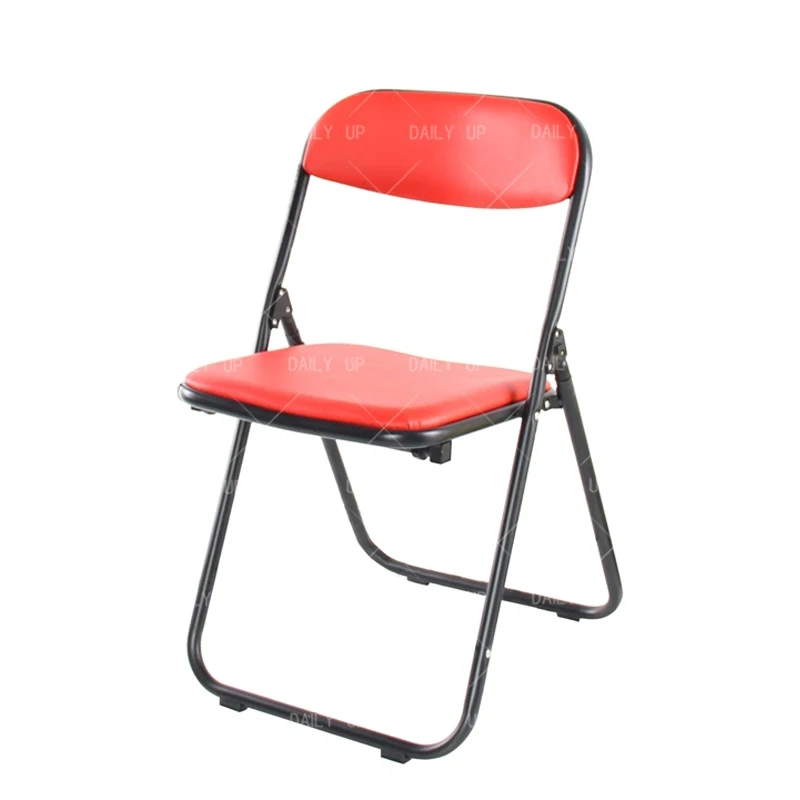 Used Metal Folding Chairs Office Reception Chair Comfortable PU Padded Seat and Back Cushion Chair,Used Metal Folding Chairs Office Reception Chair Comfortable PU Padded Seat and Back Cushion Chair,DAILY UP FURNITURE-The professional supplier of School Furniture, Office Furniture, Home Furnirure