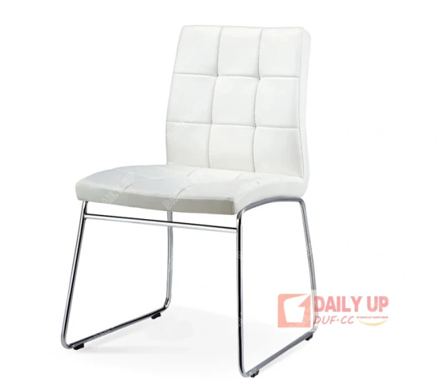 Classic PU Dining Restaurant Chair White PU Leather Dining Room Chairs Made In China,Classic PU Dining Restaurant Chair White PU Leather Dining Room Chairs Made In China,DAILY UP FURNITURE-The professional supplier of School Furniture, Office Furniture, Home Furnirure