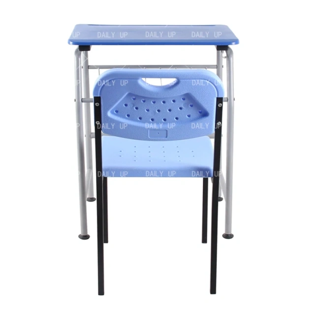 Single Seater Attached School Desks and Chair Stable School Furniture Classroom Student 2-Piece Set Writing Desk,Single Seater Attached School Desks and Chair Stable School Furniture Classroom Student 2-Piece Set Writing Desk,DAILY UP FURNITURE-The professional supplier of School Furniture, Office Furniture, Home Furnirure