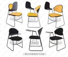 Fixed School Tablet Chair Institutional Upholstered Chair Conference Chair with Wire Bookrack,Fixed School Tablet Chair Institutional Upholstered Chair Conference Chair with Wire Bookrack,DAILY UP FURNITURE-The professional supplier of School Furniture, Office Furniture, Home Furnirure