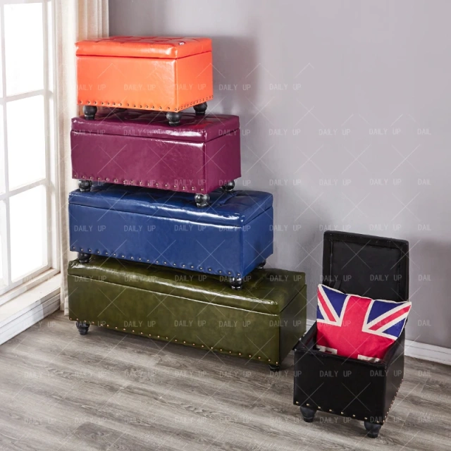 Living room bedroom furniture imitation leather storage Ottoman blue leather bed end stool bench,Living room bedroom furniture imitation leather storage Ottoman blue leather bed end stool bench,DAILY UP FURNITURE-The professional supplier of School Furniture, Office Furniture, Home Furnirure