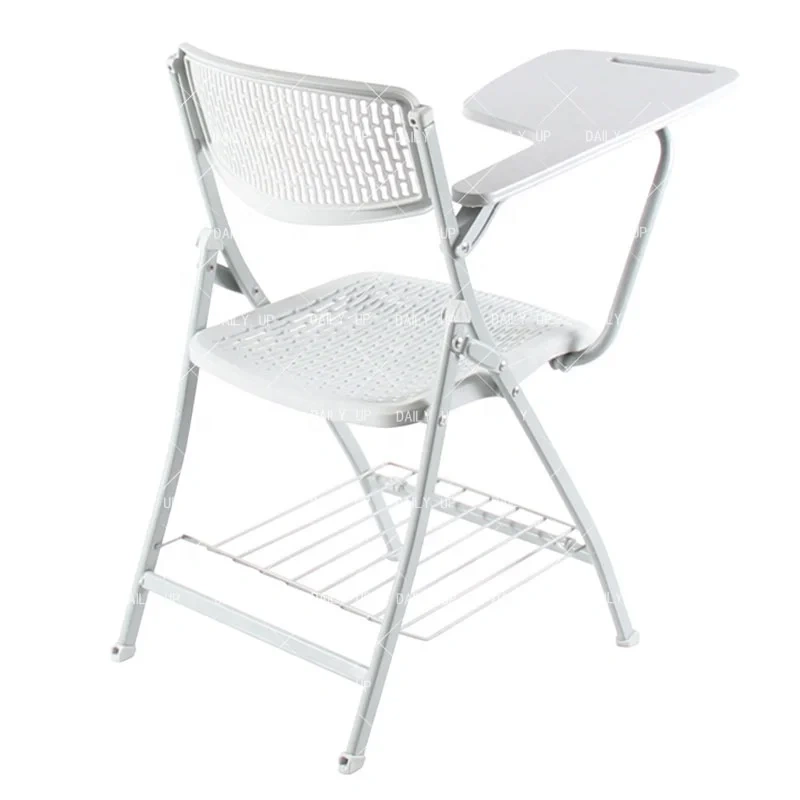 Cheap Metal Folding Chairs Gray White Economic Plastic Chairs Portable Armless Chair with Hole,Cheap Metal Folding Chairs Gray White Economic Plastic Chairs Portable Armless Chair with Hole,DAILY UP FURNITURE-The professional supplier of School Furniture, Office Furniture, Home Furnirure