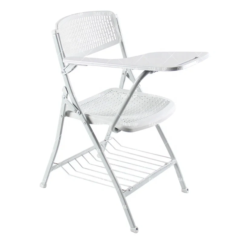 Cheap Metal Folding Chairs Gray White Economic Plastic Chairs Portable Armless Chair with Hole,Cheap Metal Folding Chairs Gray White Economic Plastic Chairs Portable Armless Chair with Hole,DAILY UP FURNITURE-The professional supplier of School Furniture, Office Furniture, Home Furnirure