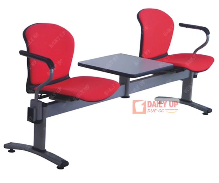 Manager Office Link Chair with Flat Table Lobby 2 Seater Waiting Chairs with Cushion,Manager Office Link Chair with Flat Table Lobby 2 Seater Waiting Chairs with Cushion,DAILY UP FURNITURE-The professional supplier of School Furniture, Office Furniture, Home Furnirure