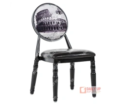 Luxury European Style Dining Chair with Upholstery Classical Antique Dining Chair Restaurant Round Back Coffee Cafe Chair,Luxury European Style Dining Chair with Upholstery Classical Antique Dining Chair Restaurant Round Back Coffee Cafe Chair,DAILY UP FURNITURE-The professional supplier of School Furniture, Office Furniture, Home Furnirure