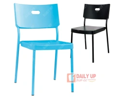 Top China Furniture whole chair in one colour thicken PP board powder coating steel frame dining chair dinner chair for sale,Top China Furniture whole chair in one colour thicken PP board powder coating steel frame dining chair dinner chair for sale,DAILY UP FURNITURE-The professional supplier of School Furniture, Office Furniture, Home Furnirure