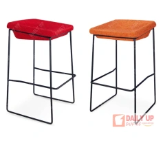 Popular Hot Sell Steel Frame High Stool Fabric Bar Stool with Fabric Trend Style Simple Design For Sale,Popular Hot Sell Steel Frame High Stool Fabric Bar Stool with Fabric Trend Style Simple Design For Sale,DAILY UP FURNITURE-The professional supplier of School Furniture, Office Furniture, Home Furnirure