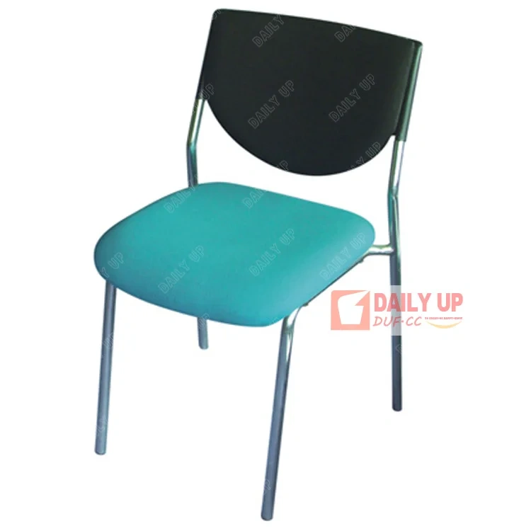 Plastic Stacking Chairs With Cushion Fabric Upholstered Office Conference Chairs 4 Leg Lobby Chairs,Plastic Stacking Chairs With Cushion Fabric Upholstered Office Conference Chairs 4 Leg Lobby Chairs,DAILY UP FURNITURE-The professional supplier of School Furniture, Office Furniture, Home Furnirure