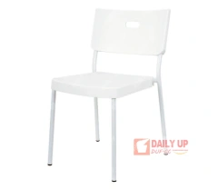 Top China Furniture whole chair in one colour thicken PP board powder coating steel frame dining chair dinner chair for sale,Top China Furniture whole chair in one colour thicken PP board powder coating steel frame dining chair dinner chair for sale,DAILY UP FURNITURE-The professional supplier of School Furniture, Office Furniture, Home Furnirure
