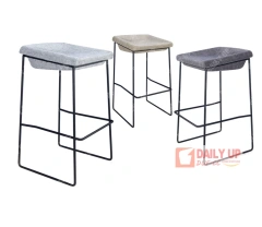 Popular Hot Sell Steel Frame High Stool Fabric Bar Stool with Fabric Trend Style Simple Design For Sale,Popular Hot Sell Steel Frame High Stool Fabric Bar Stool with Fabric Trend Style Simple Design For Sale,DAILY UP FURNITURE-The professional supplier of School Furniture, Office Furniture, Home Furnirure