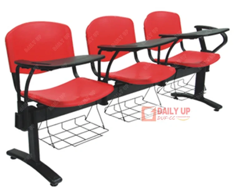 Contemporary 3-Beam Seating Student Link Chair With Writing Pad Lecture Hall Chairs Sturdy Construction,Contemporary 3-Beam Seating Student Link Chair With Writing Pad Lecture Hall Chairs Sturdy Construction,DAILY UP FURNITURE-The professional supplier of School Furniture, Office Furniture, Home Furnirure