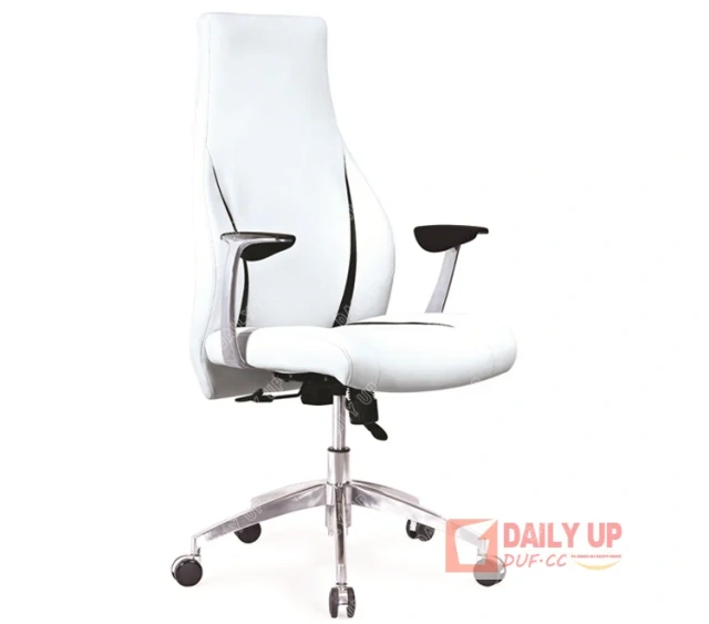 Luxurious Swivel Chair Mechanism Office Furniture Made In China Leather Office Chair with Armrest White Pu Chair Branded Export,Luxurious Swivel Chair Mechanism Office Furniture Made In China Leather Office Chair with Armrest White Pu Chair Branded Export,DAILY UP FURNITURE-The professional supplier of School Furniture, Office Furniture, Home Furnirure