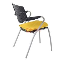 Plastic Stacking Chairs With Cushion Fabric Upholstered Office Conference Chairs 4 Leg Lobby Chairs,Plastic Stacking Chairs With Cushion Fabric Upholstered Office Conference Chairs 4 Leg Lobby Chairs,DAILY UP FURNITURE-The professional supplier of School Furniture, Office Furniture, Home Furnirure