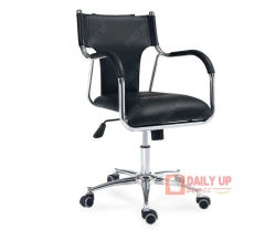Wholesale Office Chair Chromed Base Steel Armrest Thick PU Caster Chair Price Teachers Bank worker Staff Chair,Wholesale Office Chair Chromed Base Steel Armrest Thick PU Caster Chair Price Teachers Bank worker Staff Chair,DAILY UP FURNITURE-The professional supplier of School Furniture, Office Furniture, Home Furnirure