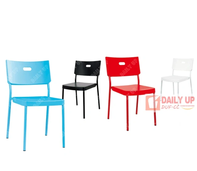 Top China Furniture whole chair in one colour thicken PP board powder coating steel frame dining chair dinner chair for sale,Top China Furniture whole chair in one colour thicken PP board powder coating steel frame dining chair dinner chair for sale,DAILY UP FURNITURE-The professional supplier of School Furniture, Office Furniture, Home Furnirure