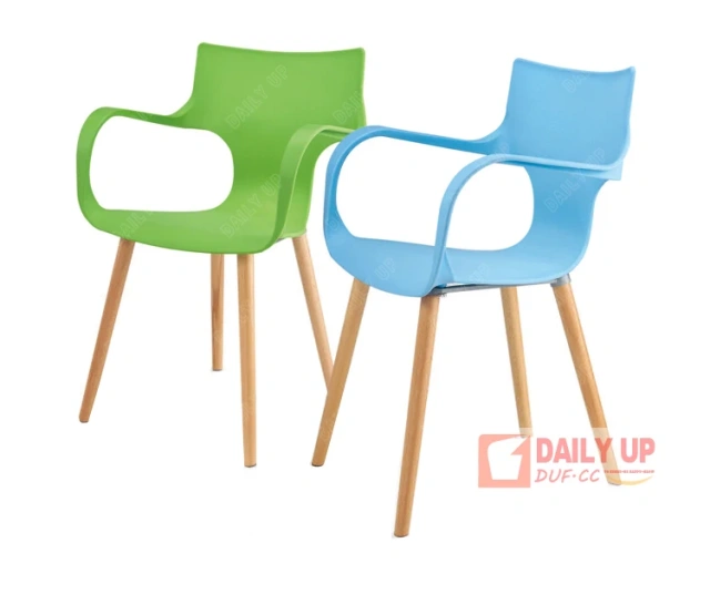 Wholesale Leisure Series Cheap Plastic Chair Wooden Legs Chair Colorful PP Board for Dining Hall Banquet Hall Living Room Chairs,Wholesale Leisure Series Cheap Plastic Chair Wooden Legs Chair Colorful PP Board for Dining Hall Banquet Hall Living Room Chairs,DAILY UP FURNITURE-The professional supplier of School Furniture, Office Furniture, Home Furnirure