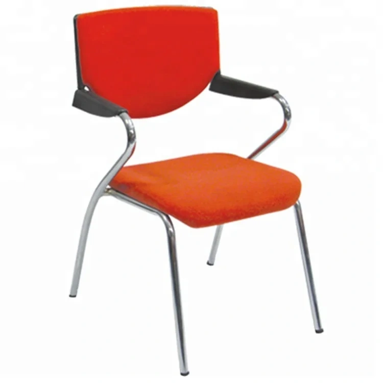 Plastic Stacking Chairs With Cushion Fabric Upholstered Office Conference Chairs 4 Leg Lobby Chairs,Plastic Stacking Chairs With Cushion Fabric Upholstered Office Conference Chairs 4 Leg Lobby Chairs,DAILY UP FURNITURE-The professional supplier of School Furniture, Office Furniture, Home Furnirure