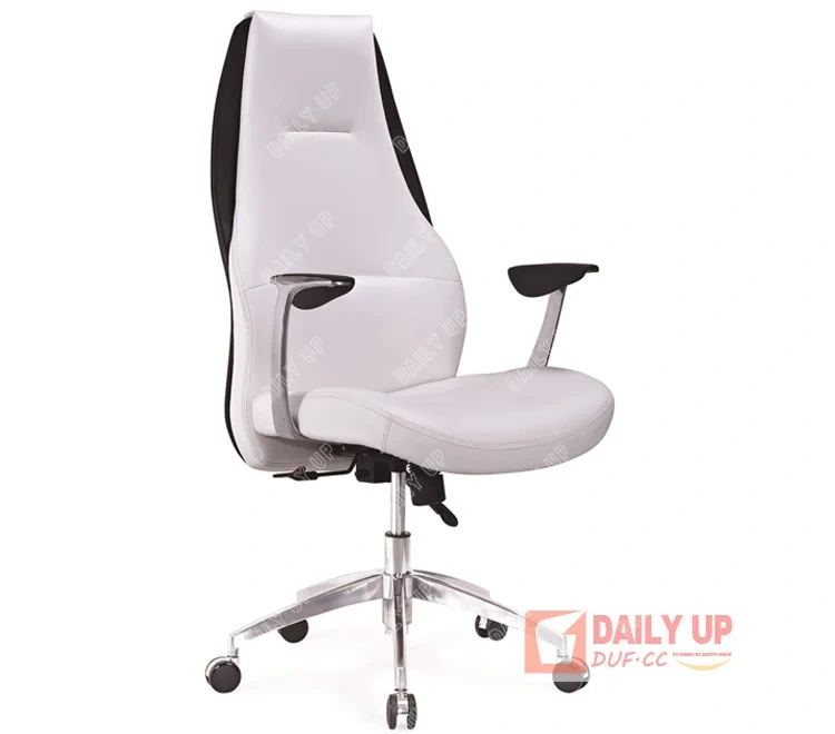 Luxurious Swivel Chair Mechanism Office Furniture Made In China Leather Office Chair with Armrest White Pu Chair Branded Export,Luxurious Swivel Chair Mechanism Office Furniture Made In China Leather Office Chair with Armrest White Pu Chair Branded Export,DAILY UP FURNITURE-The professional supplier of School Furniture, Office Furniture, Home Furnirure