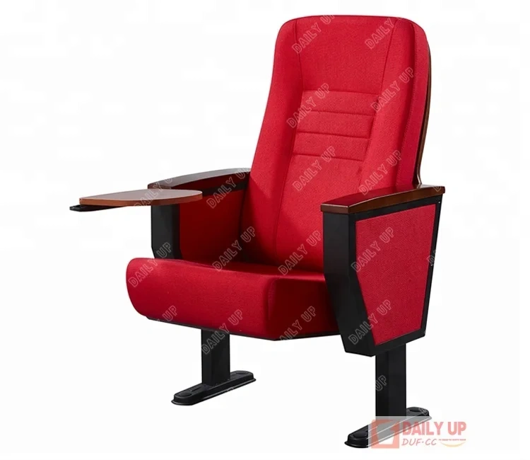 Folding Metal Chair Seat with High Back Cushion VIP Auditorium Chairs with Writing Pad Theater Furniture,Folding Metal Chair Seat with High Back Cushion VIP Auditorium Chairs with Writing Pad Theater Furniture,DAILY UP FURNITURE-The professional supplier of School Furniture, Office Furniture, Home Furnirure