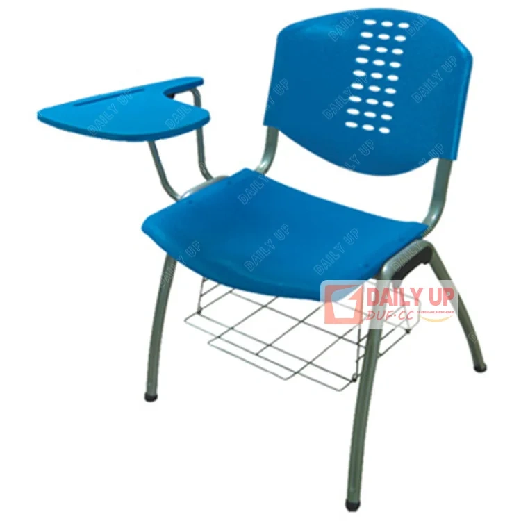 Stacking Plastic Chair with Writing Pad Lecture Chair with Writing Tablet Metal Frame Student Chair,Stacking Plastic Chair with Writing Pad Lecture Chair with Writing Tablet Metal Frame Student Chair,DAILY UP FURNITURE-The professional supplier of School Furniture, Office Furniture, Home Furnirure