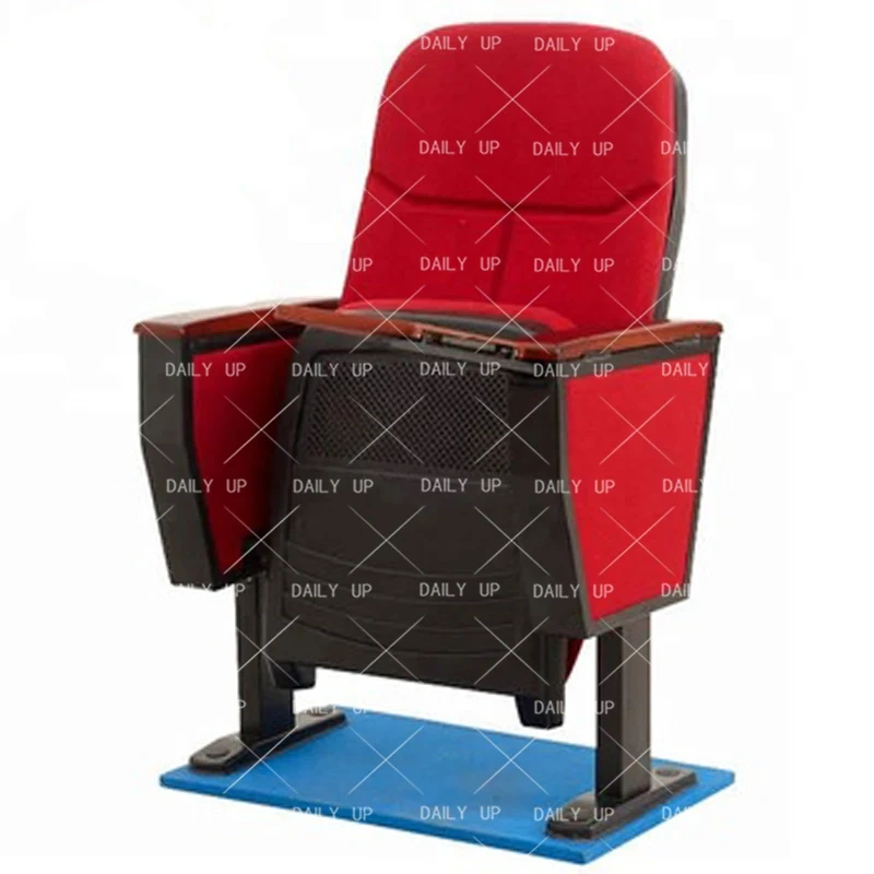 Folding Metal Chair Seat with High Back Cushion VIP Auditorium Chairs with Writing Pad Theater Furniture,Folding Metal Chair Seat with High Back Cushion VIP Auditorium Chairs with Writing Pad Theater Furniture,DAILY UP FURNITURE-The professional supplier of School Furniture, Office Furniture, Home Furnirure