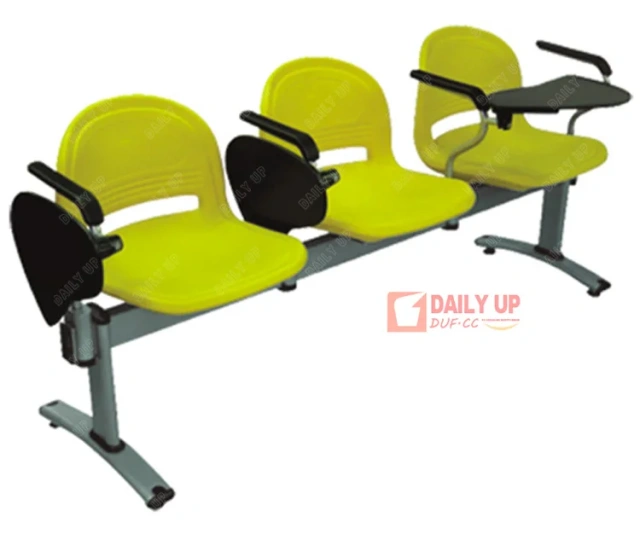 Contemporary Bench with Writing Board 3 Seater Office Writing Chair Sturdy Construction,Contemporary Bench with Writing Board 3 Seater Office Writing Chair Sturdy Construction,DAILY UP FURNITURE-The professional supplier of School Furniture, Office Furniture, Home Furnirure