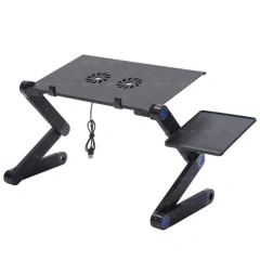 Metal portable folding adjustable laptop table with usb cooling fans from China,Metal portable folding adjustable laptop table with usb cooling fans from China,DAILY UP FURNITURE-The professional supplier of School Furniture, Office Furniture, Home Furnirure