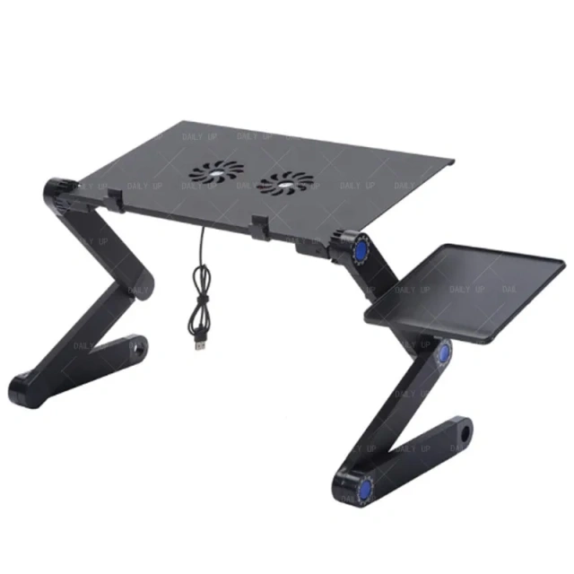 Metal portable folding adjustable laptop table with usb cooling fans from China,Metal portable folding adjustable laptop table with usb cooling fans from China,DAILY UP FURNITURE-The professional supplier of School Furniture, Office Furniture, Home Furnirure