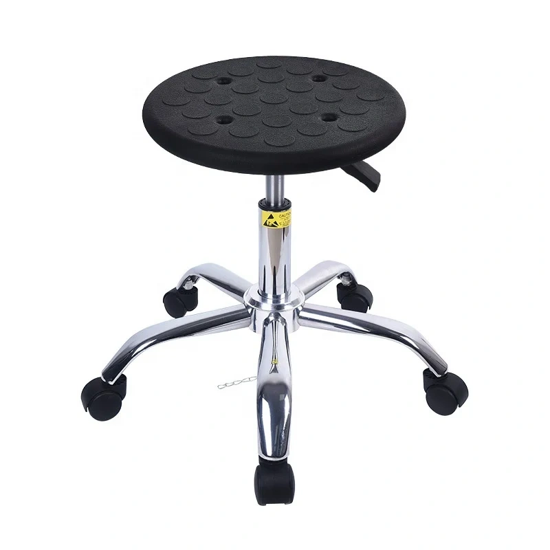 Adjustable PU Seat Workshop Stool With Wheels And Frosted Seat Breathable Swivel Hospital Stool For Laboratory Factory Office,Adjustable PU Seat Workshop Stool With Wheels And Frosted Seat Breathable Swivel Hospital Stool For Laboratory Factory Office,DAILY UP FURNITURE-The professional supplier of School Furniture, Office Furniture, Home Furnirure
