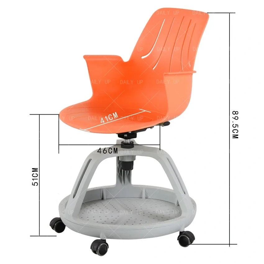 Professional Swivel Training Chair With Armrests For Student Adjustable Reading Chair With Huge Basket For Library Conference,Professional Swivel Training Chair With Armrests For Student Adjustable Reading Chair With Huge Basket For Library Conference,DAILY UP FURNITURE-The professional supplier of School Furniture, Office Furniture, Home Furnirure