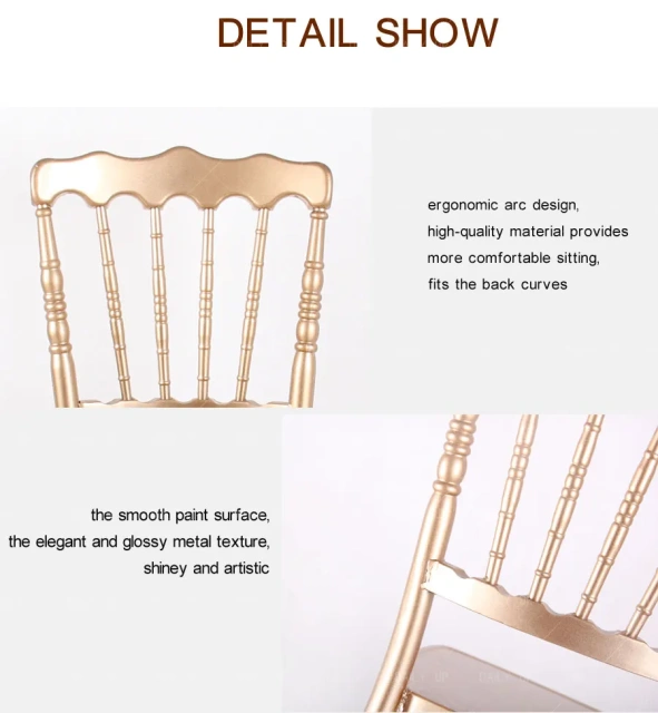 Metal Napoleon Chair Golden or White Napoleon Chair white wedding chairs,Metal Napoleon Chair Golden or White Napoleon Chair white wedding chairs,DAILY UP FURNITURE-The professional supplier of School Furniture, Office Furniture, Home Furnirure