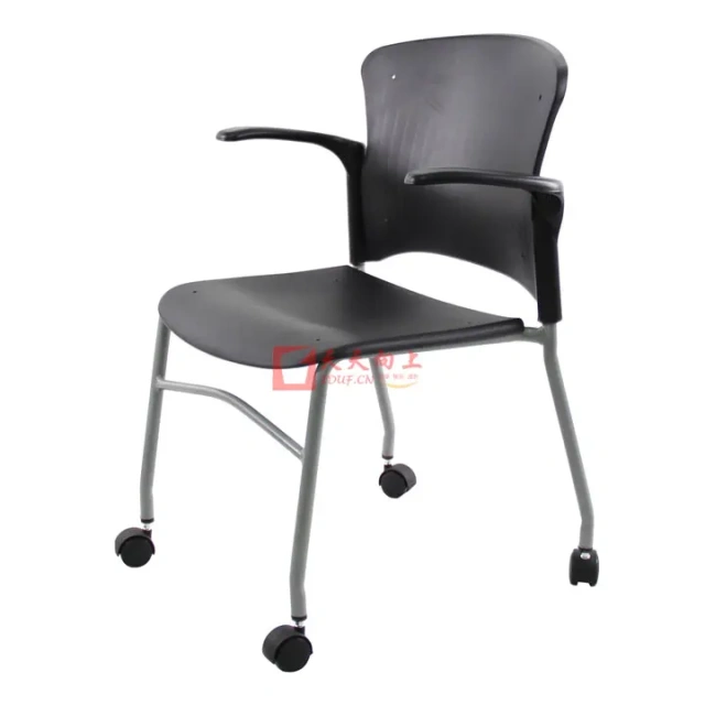 High Quality Kitchen Chair With Wheels Metal Frame Mobile Training Chair With Cushion And Ergonomic Armrest For Dining And Study,High Quality Kitchen Chair With Wheels Metal Frame Mobile Training Chair With Cushion And Ergonomic Armrest For Dining And Study,DAILY UP FURNITURE-The professional supplier of School Furniture, Office Furniture, Home Furnirure