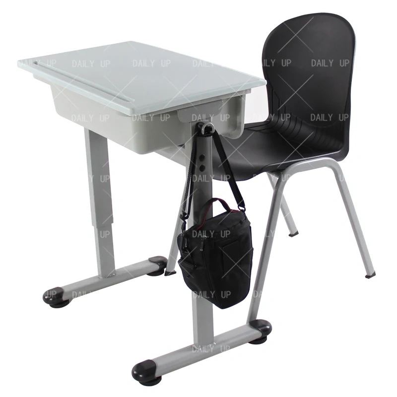 Single Seater Desk Chair Stable School Furniture Classroom Student 2-Piece Set Writing Desk,Single Seater Desk Chair Stable School Furniture Classroom Student 2-Piece Set Writing Desk,DAILY UP FURNITURE-The professional supplier of School Furniture, Office Furniture, Home Furnirure