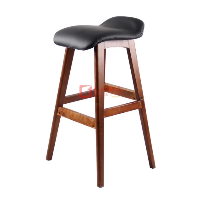 Wholesale High Bar Stool Nordic Wooden Chair With Footrest PU Leather And Fabric Square Stool For Kitchen Dining And Counter,Wholesale High Bar Stool Nordic Wooden Chair With Footrest PU Leather And Fabric Square Stool For Kitchen Dining And Counter,DAILY UP FURNITURE-The professional supplier of School Furniture, Office Furniture, Home Furnirure