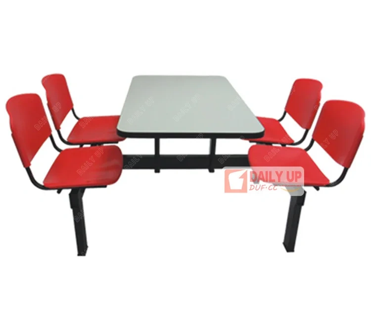 4 Person Public Dining Set Retail Section Restaurant Tables And Chairs Prices School Canteen Table And Chair,4 Person Public Dining Set Retail Section Restaurant Tables And Chairs Prices School Canteen Table And Chair,DAILY UP FURNITURE-The professional supplier of School Furniture, Office Furniture, Home Furnirure