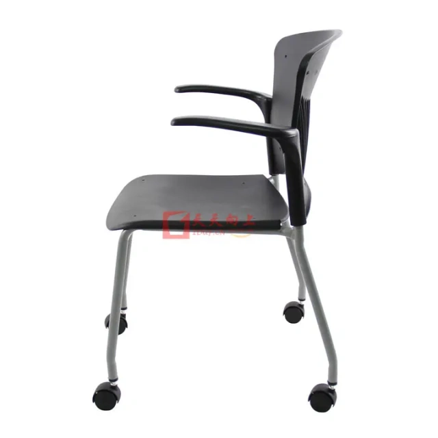 High Quality Kitchen Chair With Wheels Metal Frame Mobile Training Chair With Cushion And Ergonomic Armrest For Dining And Study,High Quality Kitchen Chair With Wheels Metal Frame Mobile Training Chair With Cushion And Ergonomic Armrest For Dining And Study,DAILY UP FURNITURE-The professional supplier of School Furniture, Office Furniture, Home Furnirure