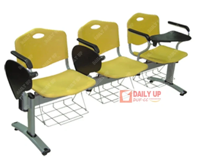 Sturdy Classroom Chair with Writing Board 3 Seat Institutional Chairs Lecture Hall Bench Link Chair,Sturdy Classroom Chair with Writing Board 3 Seat Institutional Chairs Lecture Hall Bench Link Chair,DAILY UP FURNITURE-The professional supplier of School Furniture, Office Furniture, Home Furnirure
