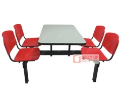 Dining Room Set Restaurant Tables And Chairs Prices Fast Food Furniture Desk with 4 Seating,Dining Room Set Restaurant Tables And Chairs Prices Fast Food Furniture Desk with 4 Seating,DAILY UP FURNITURE-The professional supplier of School Furniture, Office Furniture, Home Furnirure