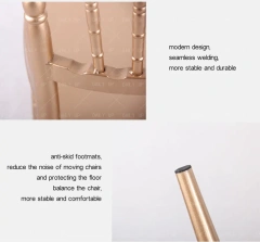 Metal Napoleon Chair Golden or White Napoleon Chair white wedding chairs,Metal Napoleon Chair Golden or White Napoleon Chair white wedding chairs,DAILY UP FURNITURE-The professional supplier of School Furniture, Office Furniture, Home Furnirure