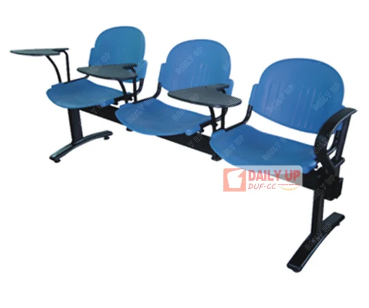 Lecture Hall Furniture Sturdy Conference Chair with Writing Board Linking Chairs with Book Rack,Lecture Hall Furniture Sturdy Conference Chair with Writing Board Linking Chairs with Book Rack,DAILY UP FURNITURE-The professional supplier of School Furniture, Office Furniture, Home Furnirure