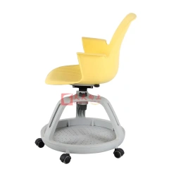 Professional Swivel Training Chair With Armrests For Student Adjustable Reading Chair With Huge Basket For Library Conference,Professional Swivel Training Chair With Armrests For Student Adjustable Reading Chair With Huge Basket For Library Conference,DAILY UP FURNITURE-The professional supplier of School Furniture, Office Furniture, Home Furnirure