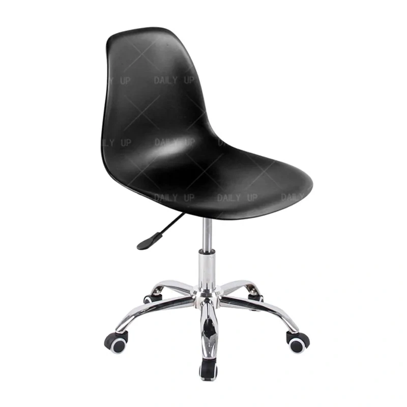 Stylish Swivel Office Chair With Wheels Adjustable And Ergonomic Barber Chair With Locking Caster For Dining And Visitor Leisure,Stylish Swivel Office Chair With Wheels Adjustable And Ergonomic Barber Chair With Locking Caster For Dining And Visitor Leisure,DAILY UP FURNITURE-The professional supplier of School Furniture, Office Furniture, Home Furnirure
