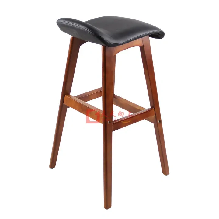 Wholesale High Bar Stool Nordic Wooden Chair With Footrest PU Leather And Fabric Square Stool For Kitchen Dining And Counter,Wholesale High Bar Stool Nordic Wooden Chair With Footrest PU Leather And Fabric Square Stool For Kitchen Dining And Counter,DAILY UP FURNITURE-The professional supplier of School Furniture, Office Furniture, Home Furnirure