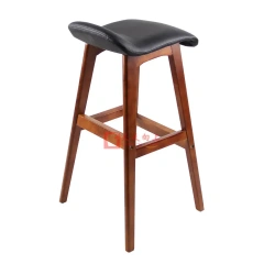 Wholesale High Bar Stool Nordic Wooden Chair With Footrest PU Leather And Fabric Square Stool For Kitchen Dining And Counter,Wholesale High Bar Stool Nordic Wooden Chair With Footrest PU Leather And Fabric Square Stool For Kitchen Dining And Counter,DAILY UP FURNITURE-The professional supplier of School Furniture, Office Furniture, Home Furnirure