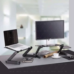 Metal portable folding adjustable laptop table with usb cooling fans from China,Metal portable folding adjustable laptop table with usb cooling fans from China,DAILY UP FURNITURE-The professional supplier of School Furniture, Office Furniture, Home Furnirure
