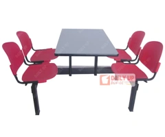 4 Person Public Dining Set Retail Section Restaurant Tables And Chairs Prices School Canteen Table And Chair,4 Person Public Dining Set Retail Section Restaurant Tables And Chairs Prices School Canteen Table And Chair,DAILY UP FURNITURE-The professional supplier of School Furniture, Office Furniture, Home Furnirure