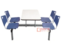 Dining Room Set Restaurant Tables And Chairs Prices Fast Food Furniture Desk with 4 Seating,Dining Room Set Restaurant Tables And Chairs Prices Fast Food Furniture Desk with 4 Seating,DAILY UP FURNITURE-The professional supplier of School Furniture, Office Furniture, Home Furnirure