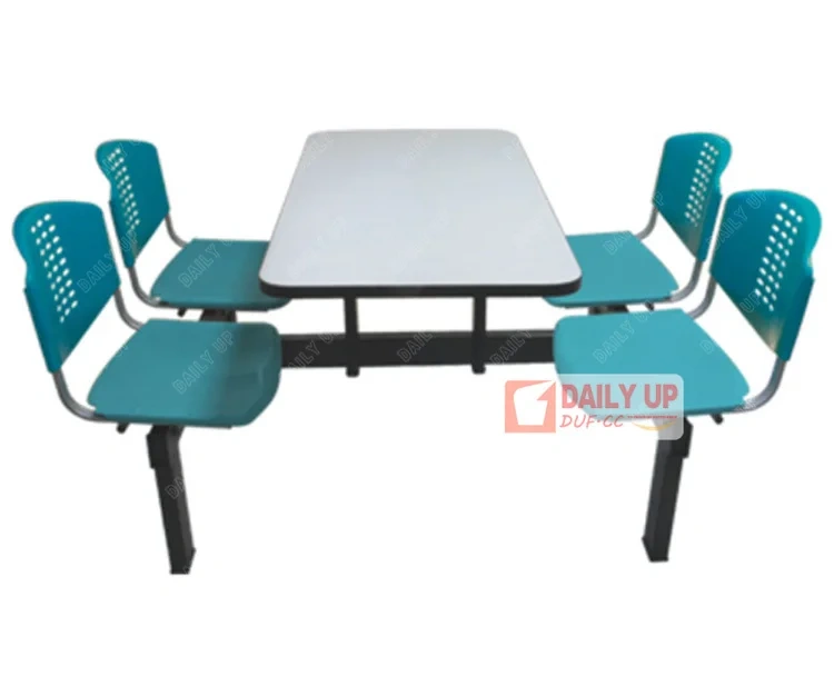 4 Person Public Dining Set Retail Section Restaurant Tables And Chairs Prices School Canteen Table And Chair,4 Person Public Dining Set Retail Section Restaurant Tables And Chairs Prices School Canteen Table And Chair,DAILY UP FURNITURE-The professional supplier of School Furniture, Office Furniture, Home Furnirure